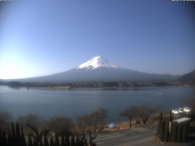 河口湖からの富士山