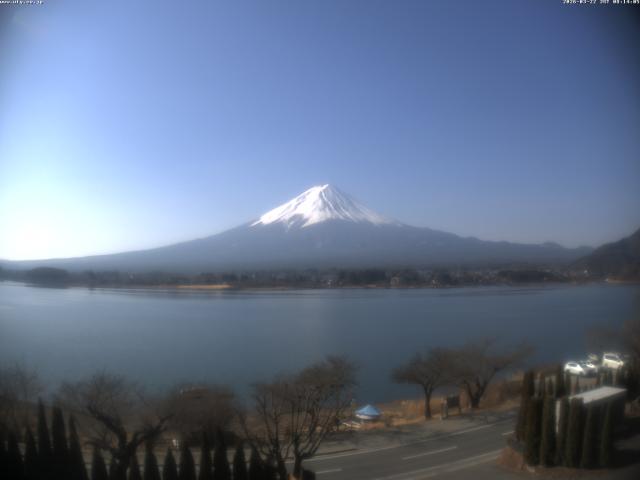 河口湖からの富士山