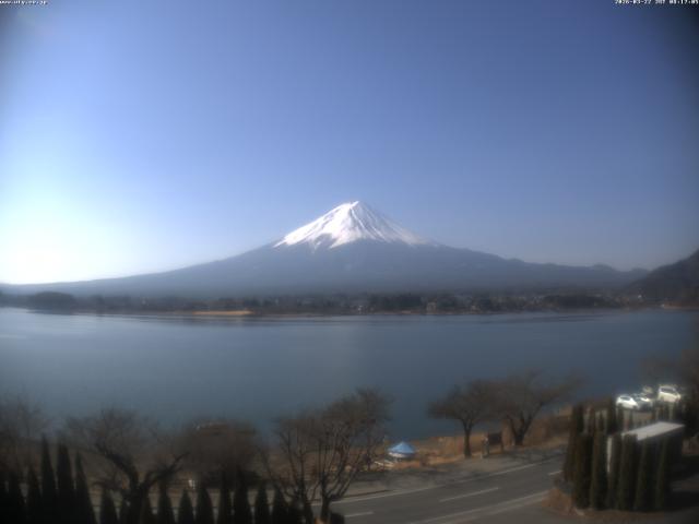 河口湖からの富士山