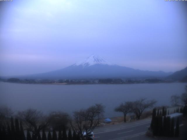 河口湖からの富士山