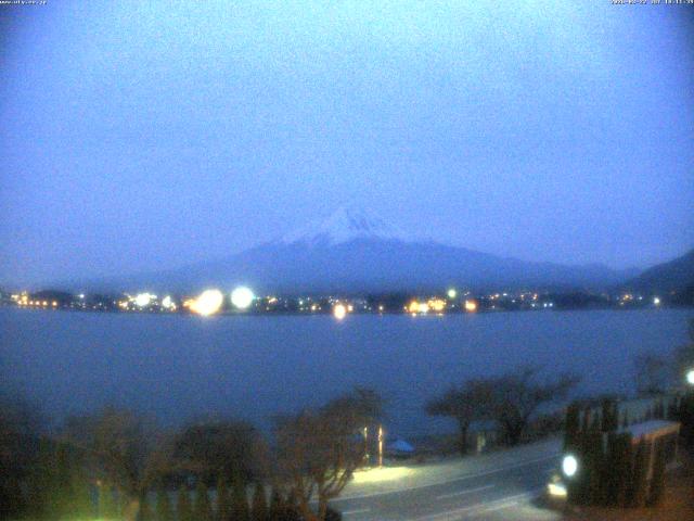 河口湖からの富士山