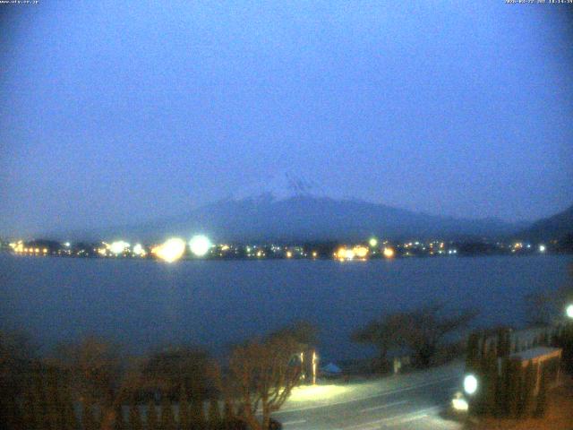 河口湖からの富士山