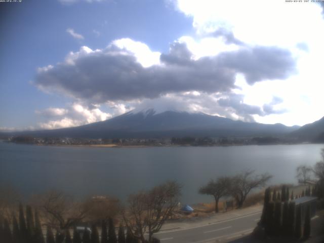 河口湖からの富士山