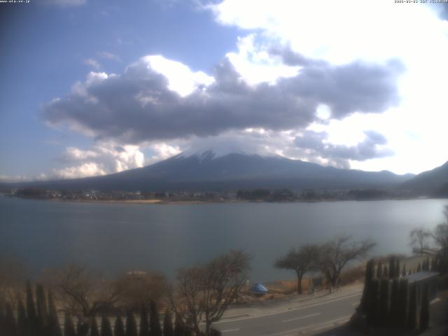河口湖からの富士山