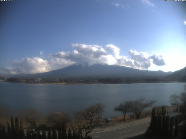 河口湖からの富士山