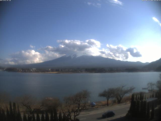 河口湖からの富士山