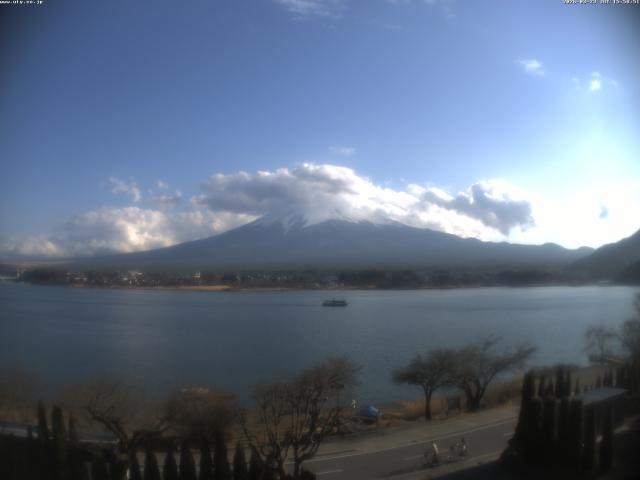 河口湖からの富士山