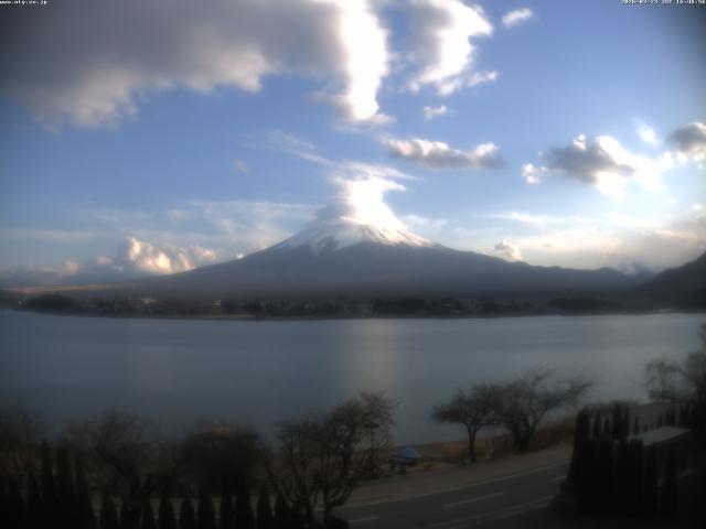 河口湖からの富士山