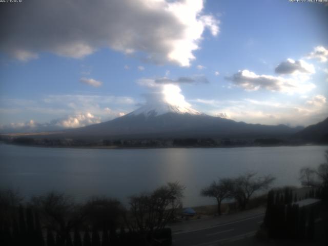 河口湖からの富士山