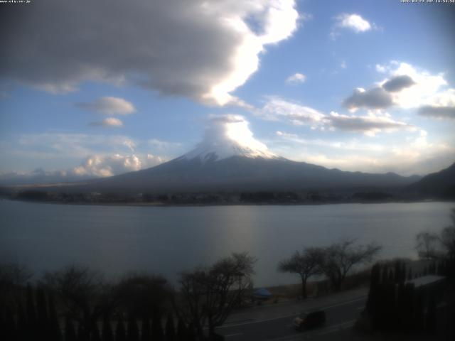 河口湖からの富士山