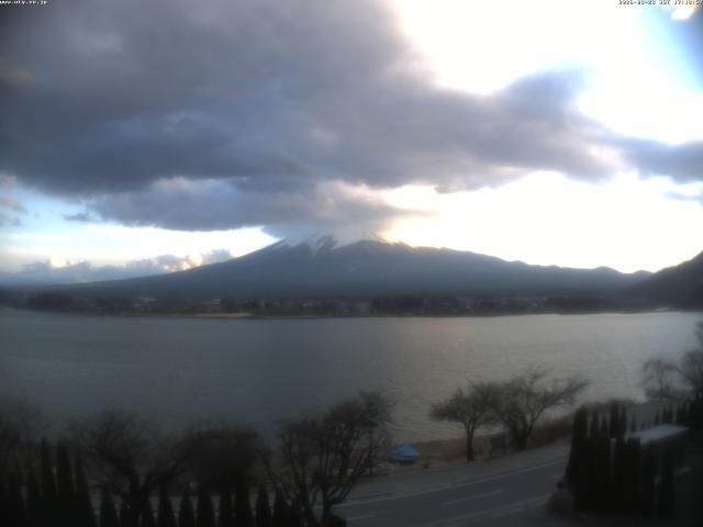 河口湖からの富士山