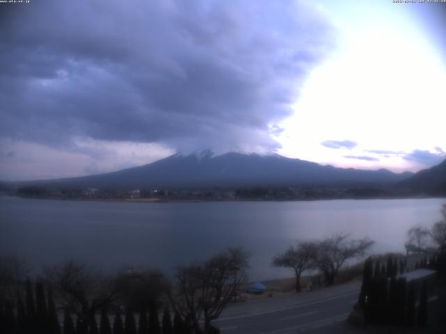河口湖からの富士山