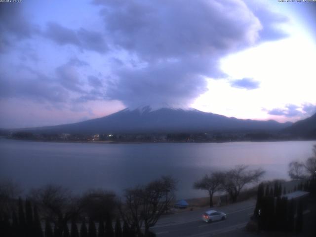 河口湖からの富士山