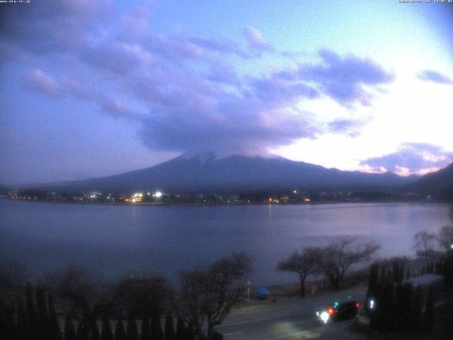 河口湖からの富士山