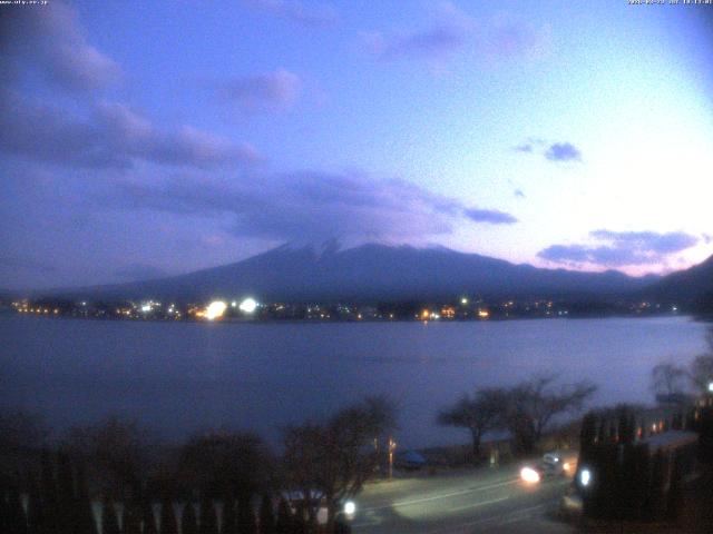 河口湖からの富士山