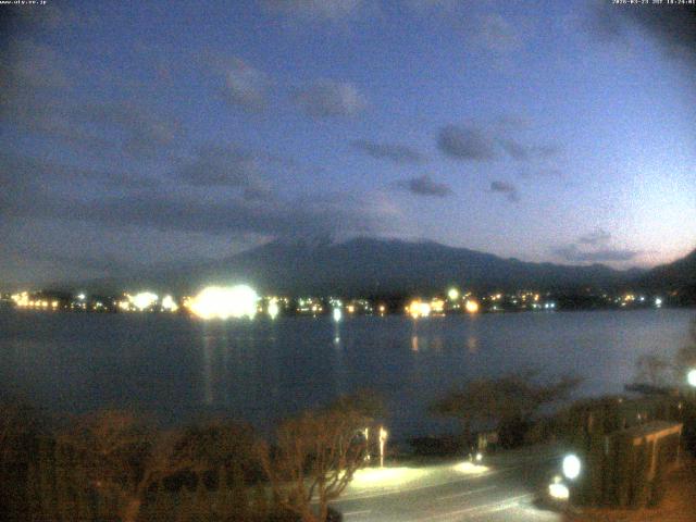 河口湖からの富士山