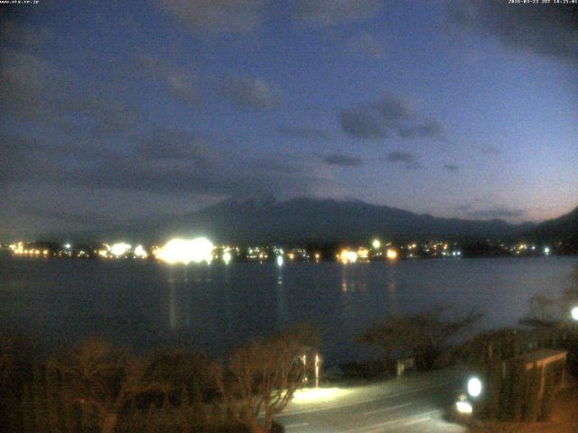 河口湖からの富士山