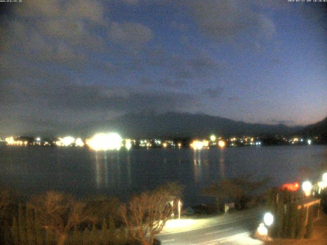 河口湖からの富士山