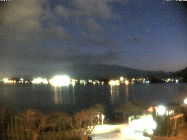 河口湖からの富士山