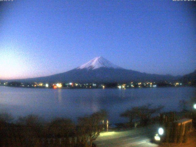 河口湖からの富士山