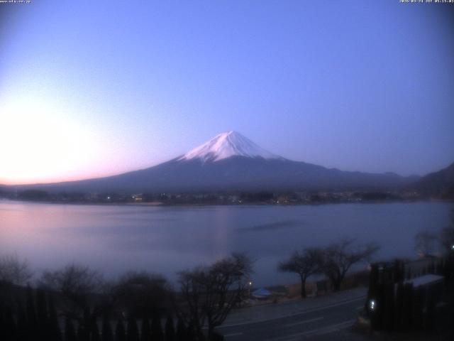 河口湖からの富士山