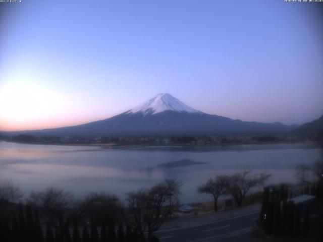 河口湖からの富士山