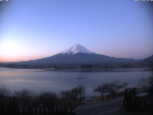 河口湖からの富士山