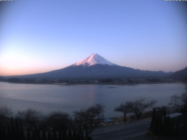 河口湖からの富士山