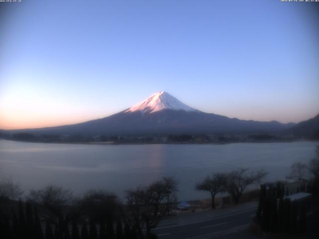 河口湖からの富士山