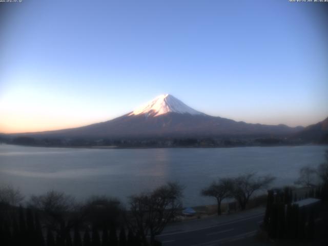 河口湖からの富士山