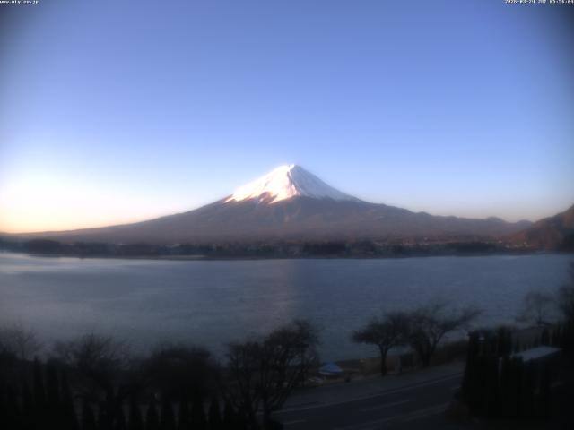 河口湖からの富士山