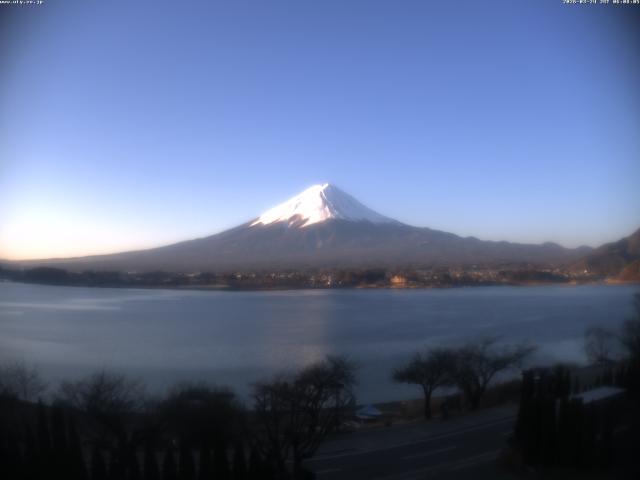 河口湖からの富士山