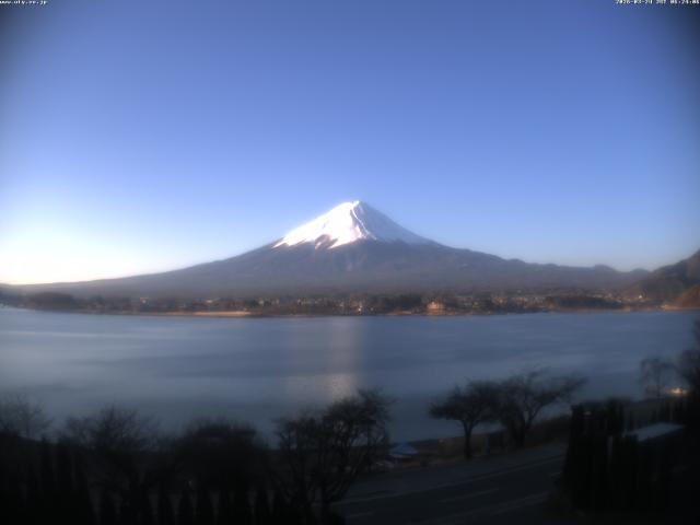 河口湖からの富士山