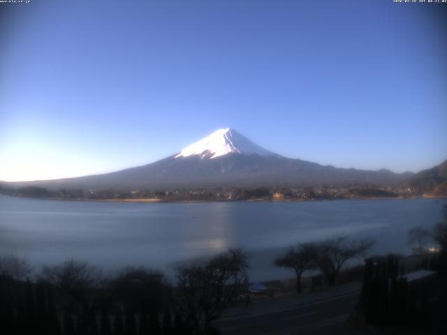 河口湖からの富士山