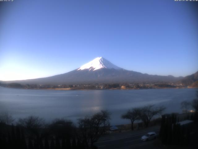 河口湖からの富士山