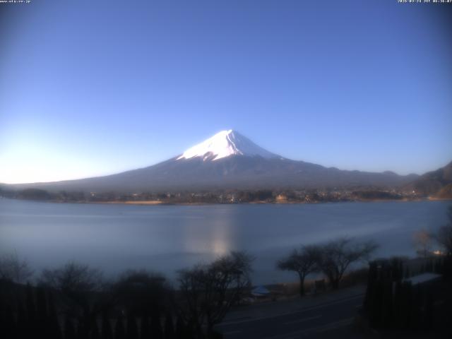 河口湖からの富士山