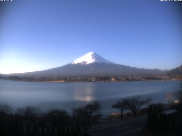 河口湖からの富士山