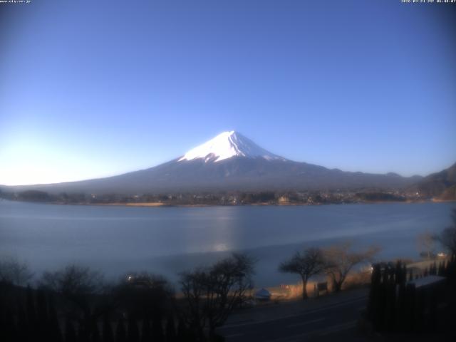 河口湖からの富士山