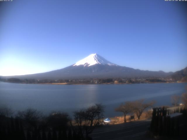 河口湖からの富士山