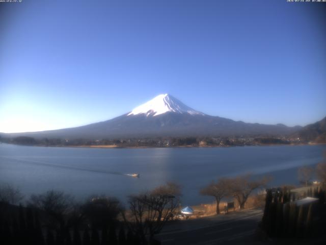 河口湖からの富士山