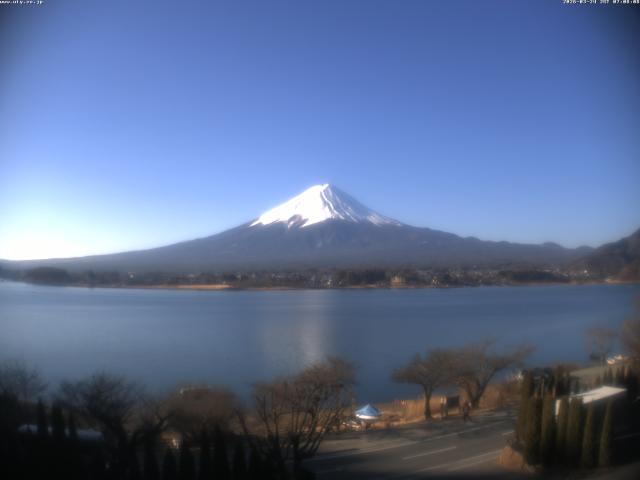 河口湖からの富士山