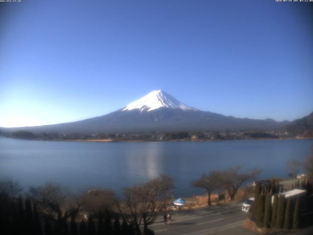 河口湖からの富士山