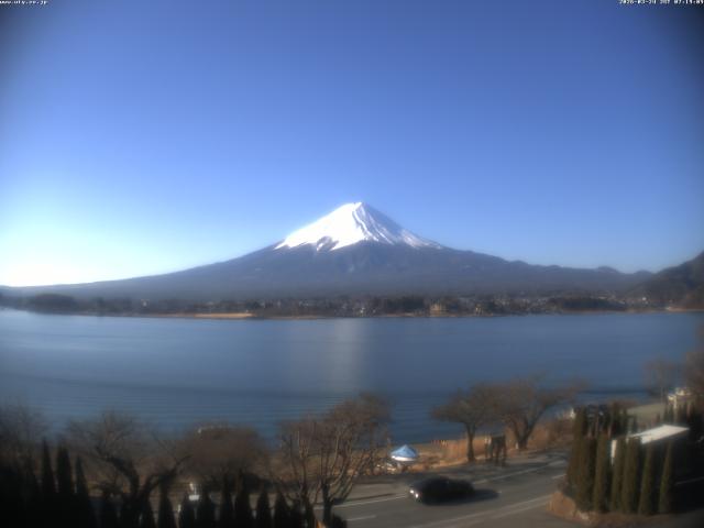 河口湖からの富士山