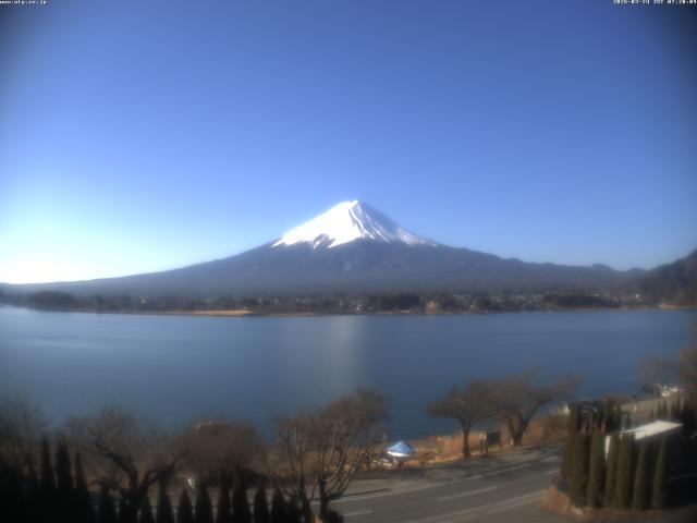 河口湖からの富士山