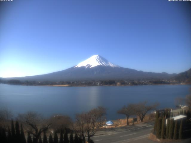 河口湖からの富士山