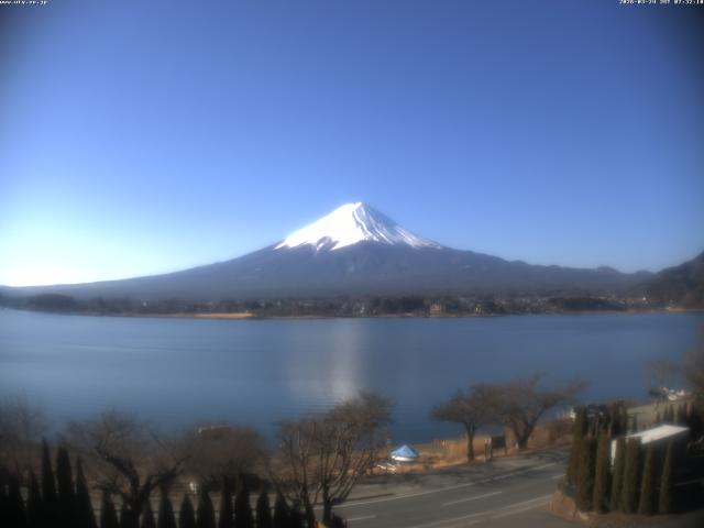 河口湖からの富士山