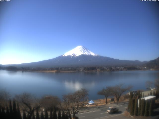 河口湖からの富士山