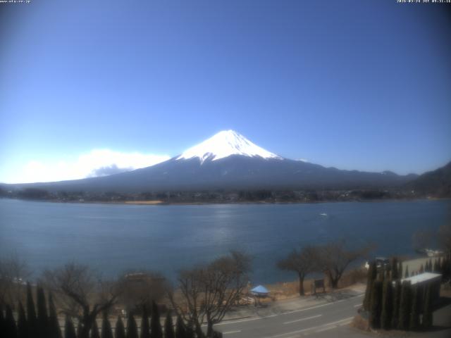 河口湖からの富士山