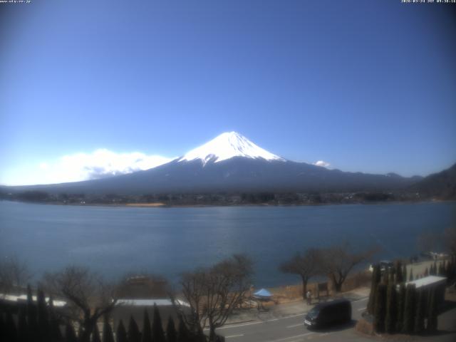 河口湖からの富士山