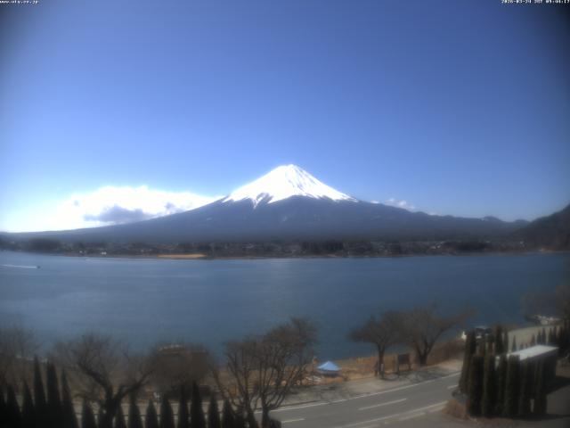 河口湖からの富士山
